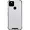 White Carbon Fiber Specialty Texture Material Google Pixel 5 Clear Case